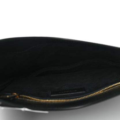 Saint Laurent Patent Calfskin Sadie Shoulder Bag Black 5 of 10