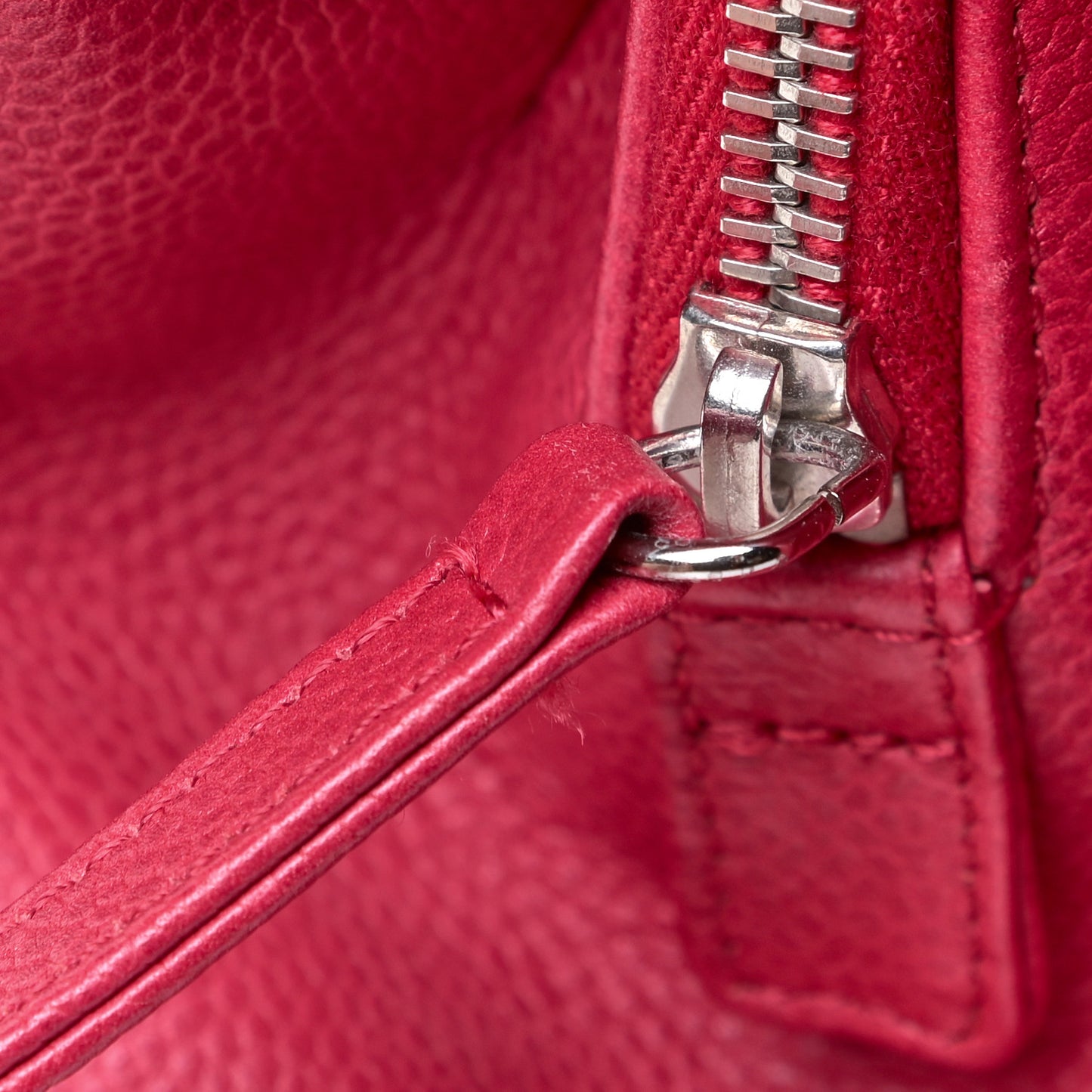 Soft Caviar Quilted CC Timeless Tote Red