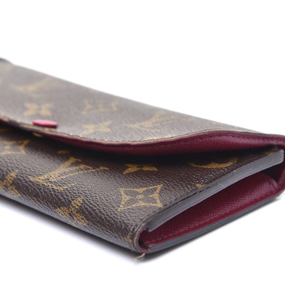 Louis Vuitton Monogram Emilie Wallet Fuchsia 7 of 15