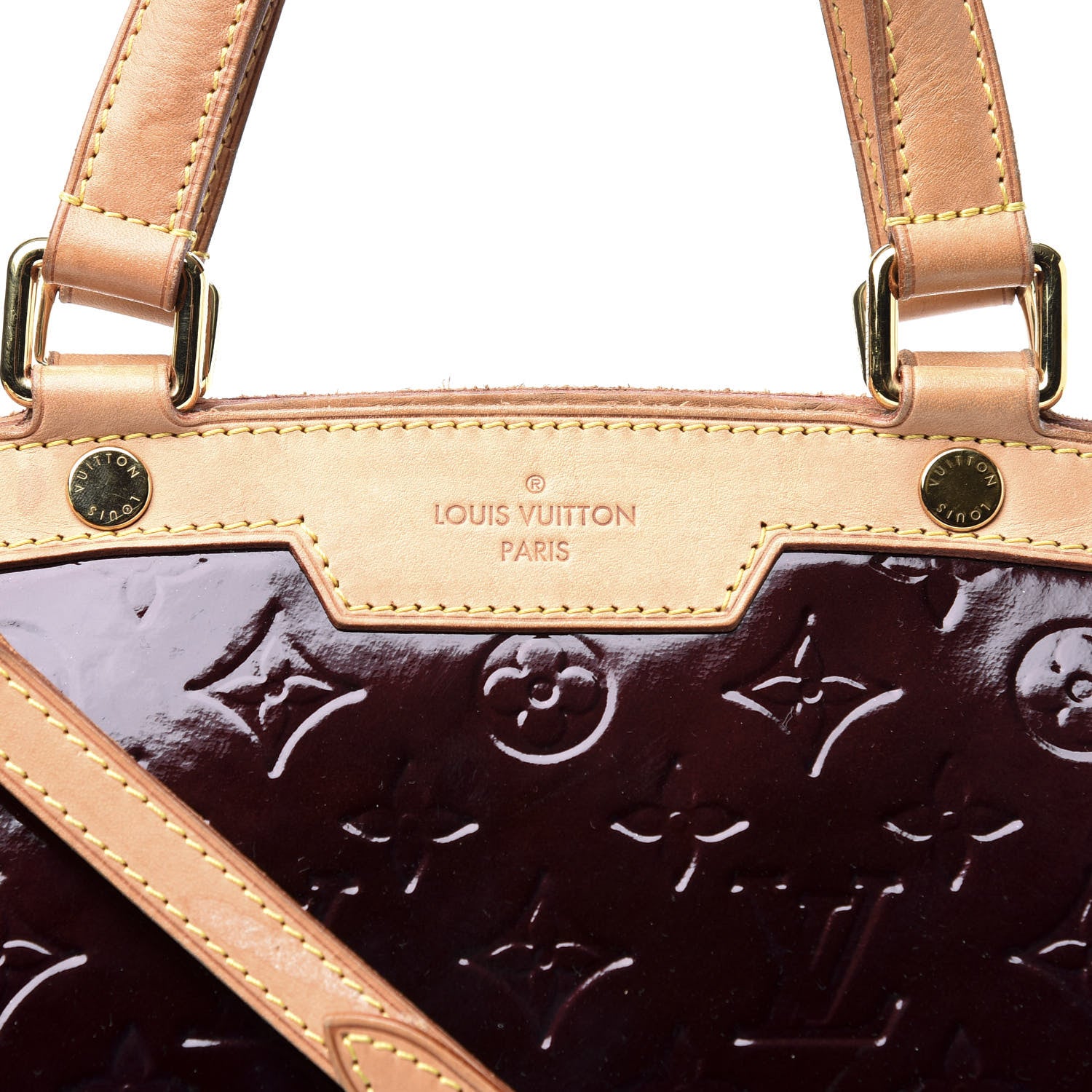 Louis Vuitton Vernis Brea GM Amarante 8 of 10