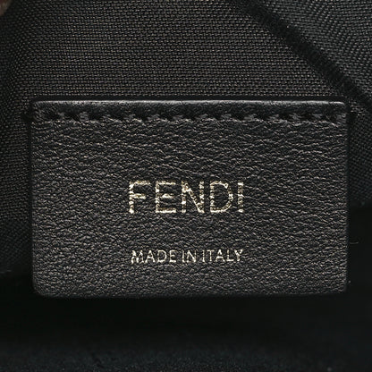 Fendi Vitello Century Bi-Color FF 1974 Embossed Mini Camera Case Maya Black 6 of 10