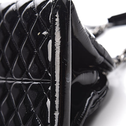 Chanel Patent Quilted Medium Just Mademoiselle Black 11 of 12