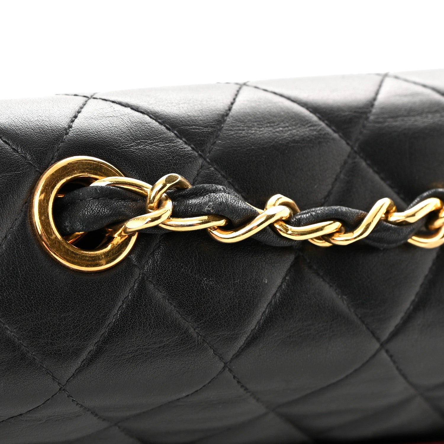 Chanel Lambskin Quilted XL Jumbo Single Flap Black 19 of 24
