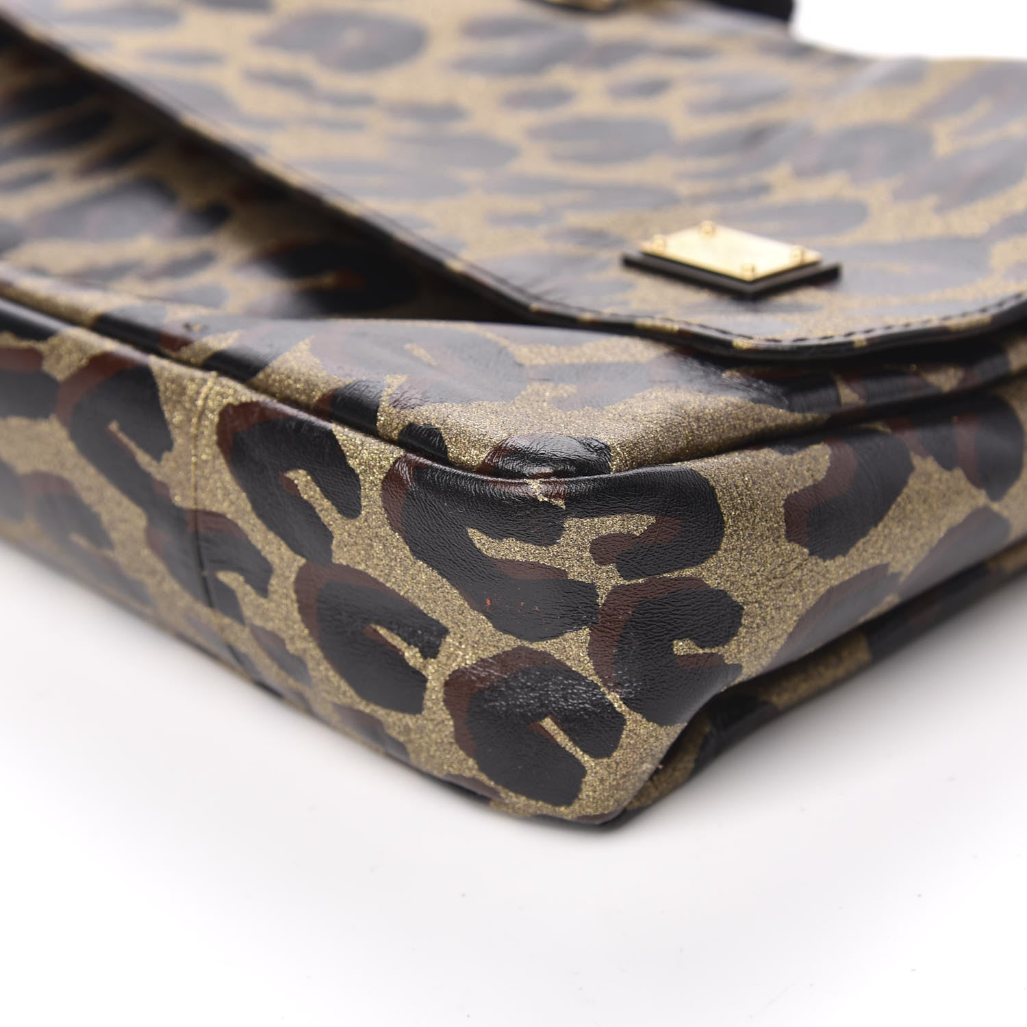 Louis Vuitton Leopard Nocturne African Queen Clutch Dore Gold 8 of 8