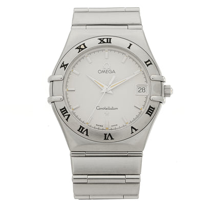 Omega Stainless Steel 33mm Constellation Quartz Watch White 1512.30 1 of 4