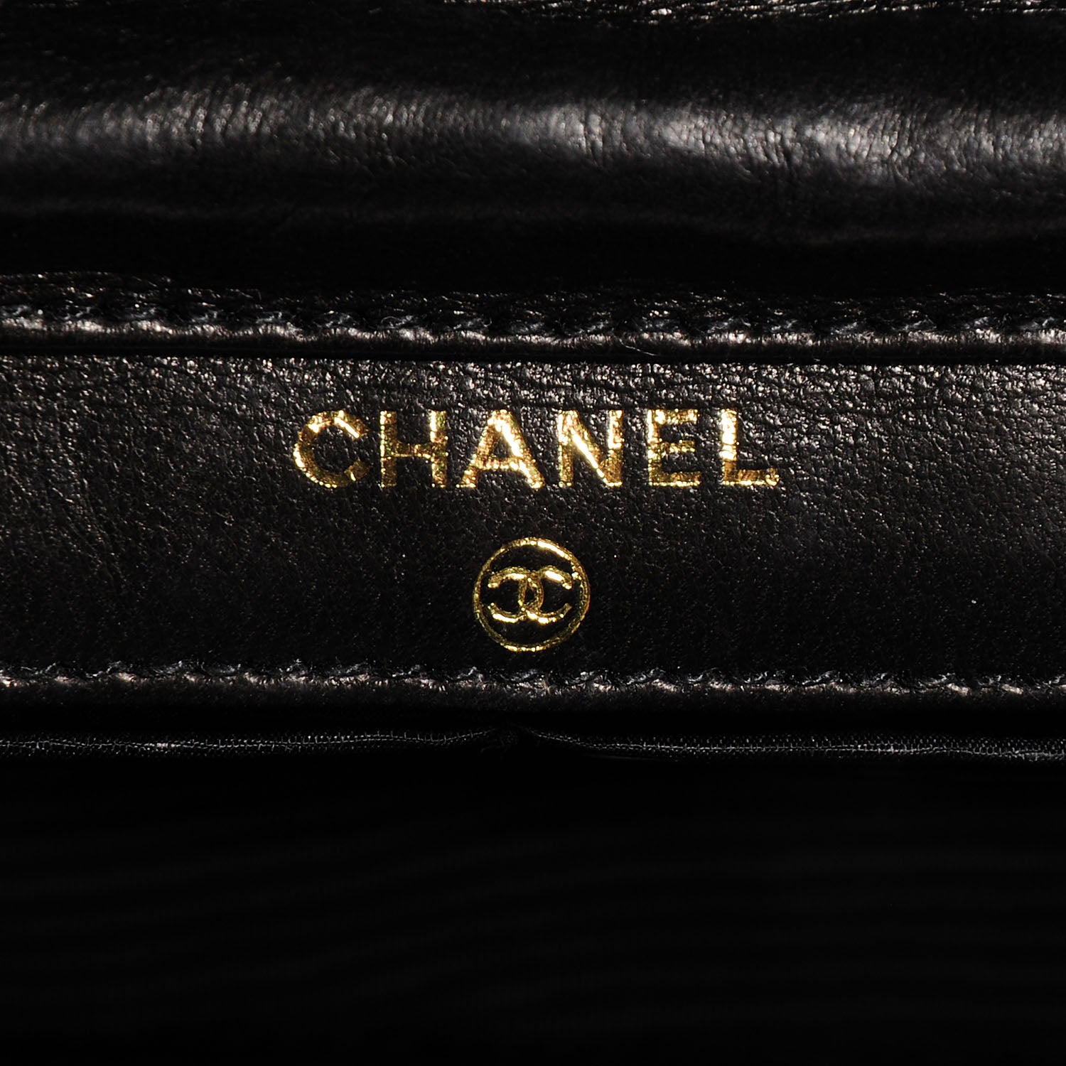 Chanel Caviar Timeless CC Wallet on Chain WOC Black 6 of 9