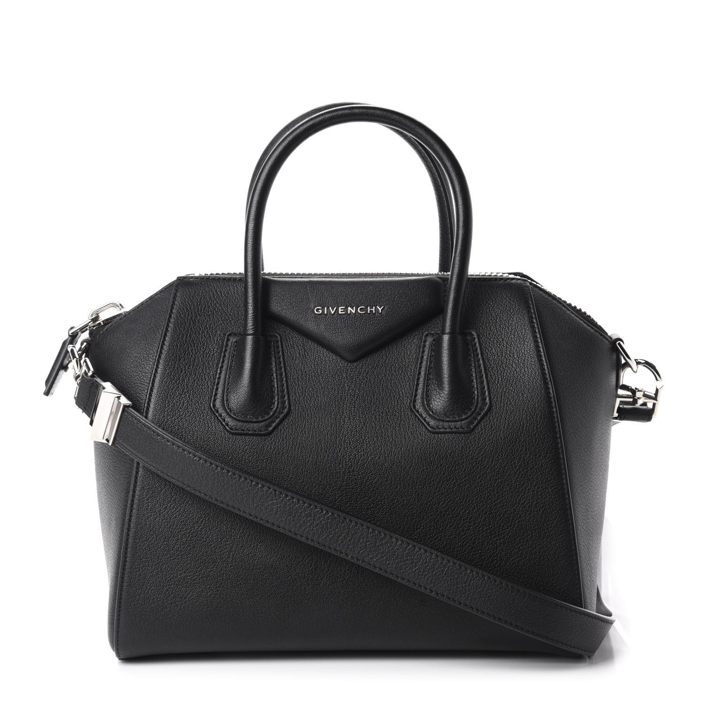 Sugar Goatskin Small Antigona Black