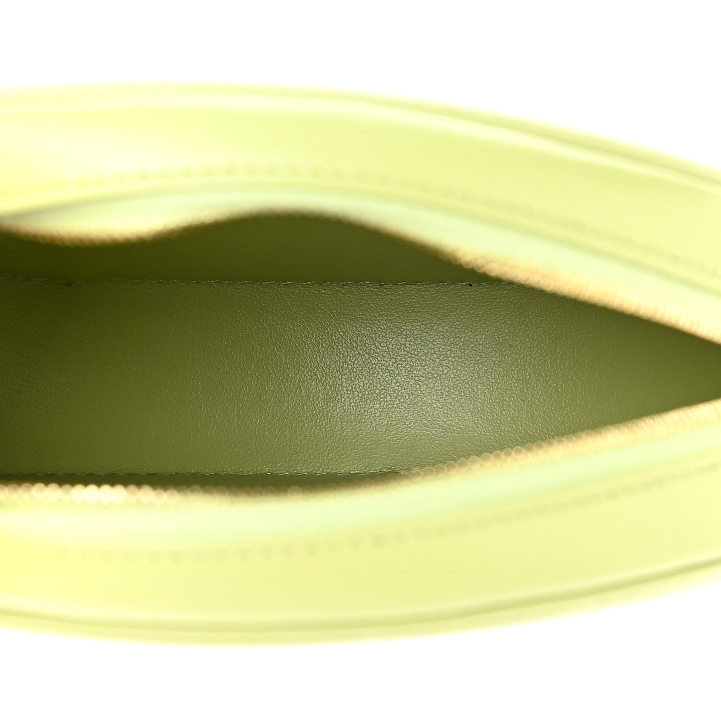 Smooth Calfskin Cuir Small Triomphe Oval Purse Crossbody Light Jade