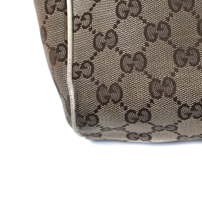 Gucci Monogram Small Flap Messenger Bag Beige Off White 20 of 22