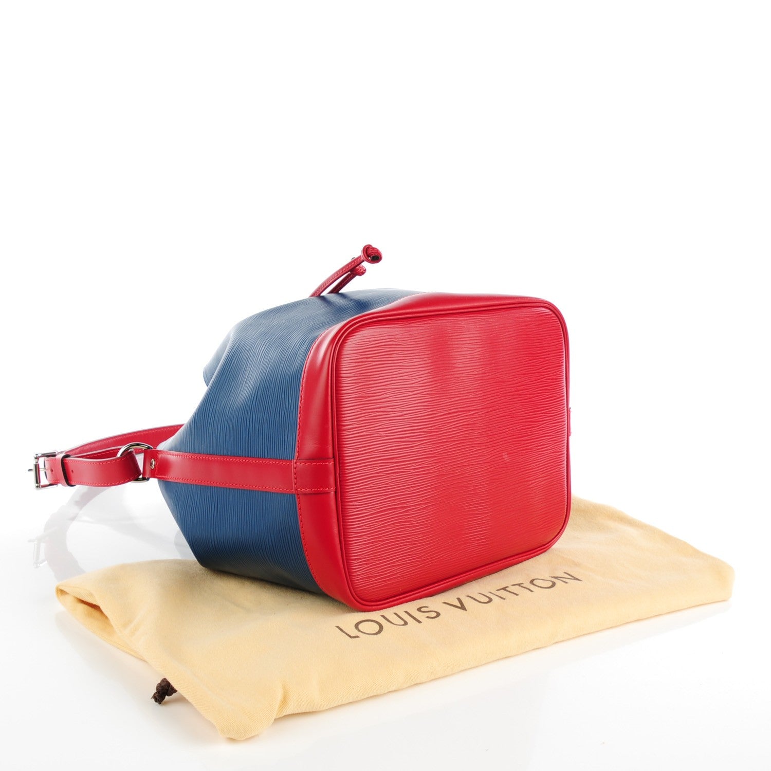 Louis Vuitton Epi Petit Bi-Color Noe Saphir Carmine 4 of 7