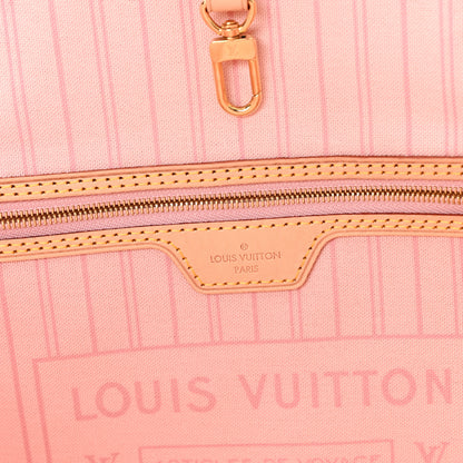 Louis Vuitton Damier Azur Neo Neverfull GM Rose Ballerine 7 of 12