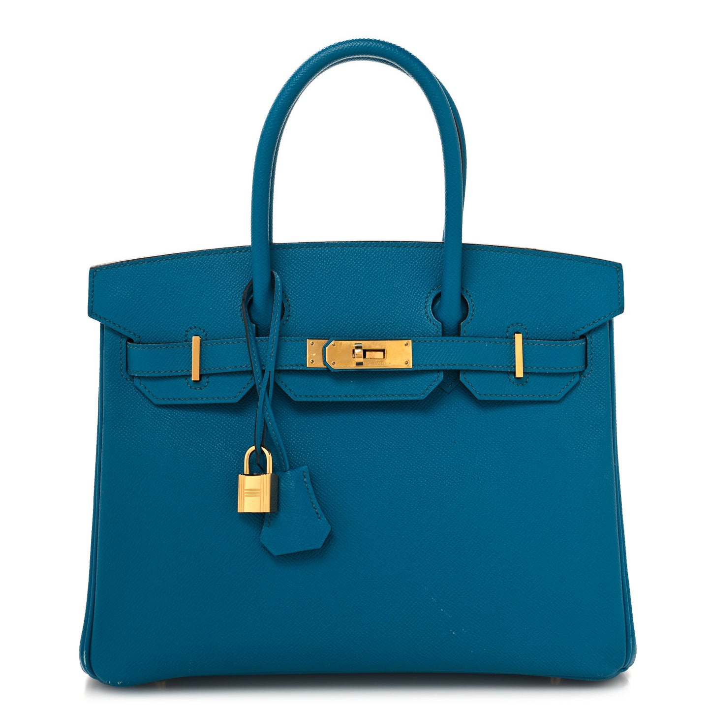 Epsom Birkin 30 Bleu Izmir