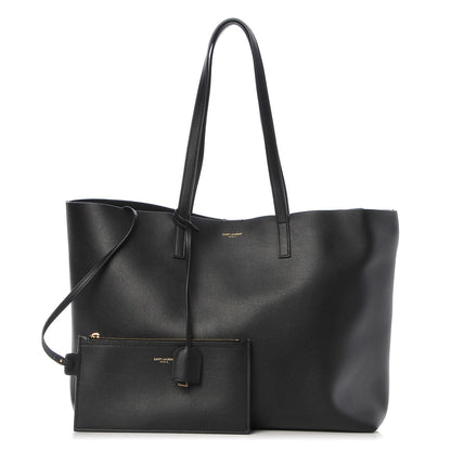 Saint Laurent Calfskin Large Shopping Tote Black 1 of 12