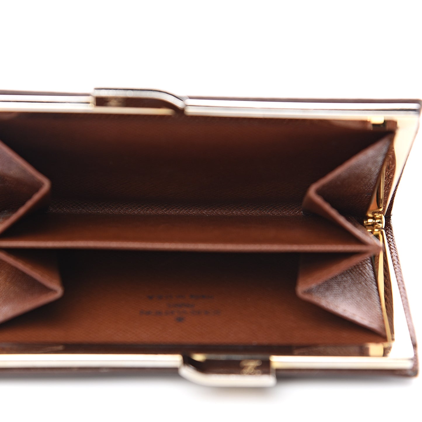 Monogram French Kiss Lock Coin Purse