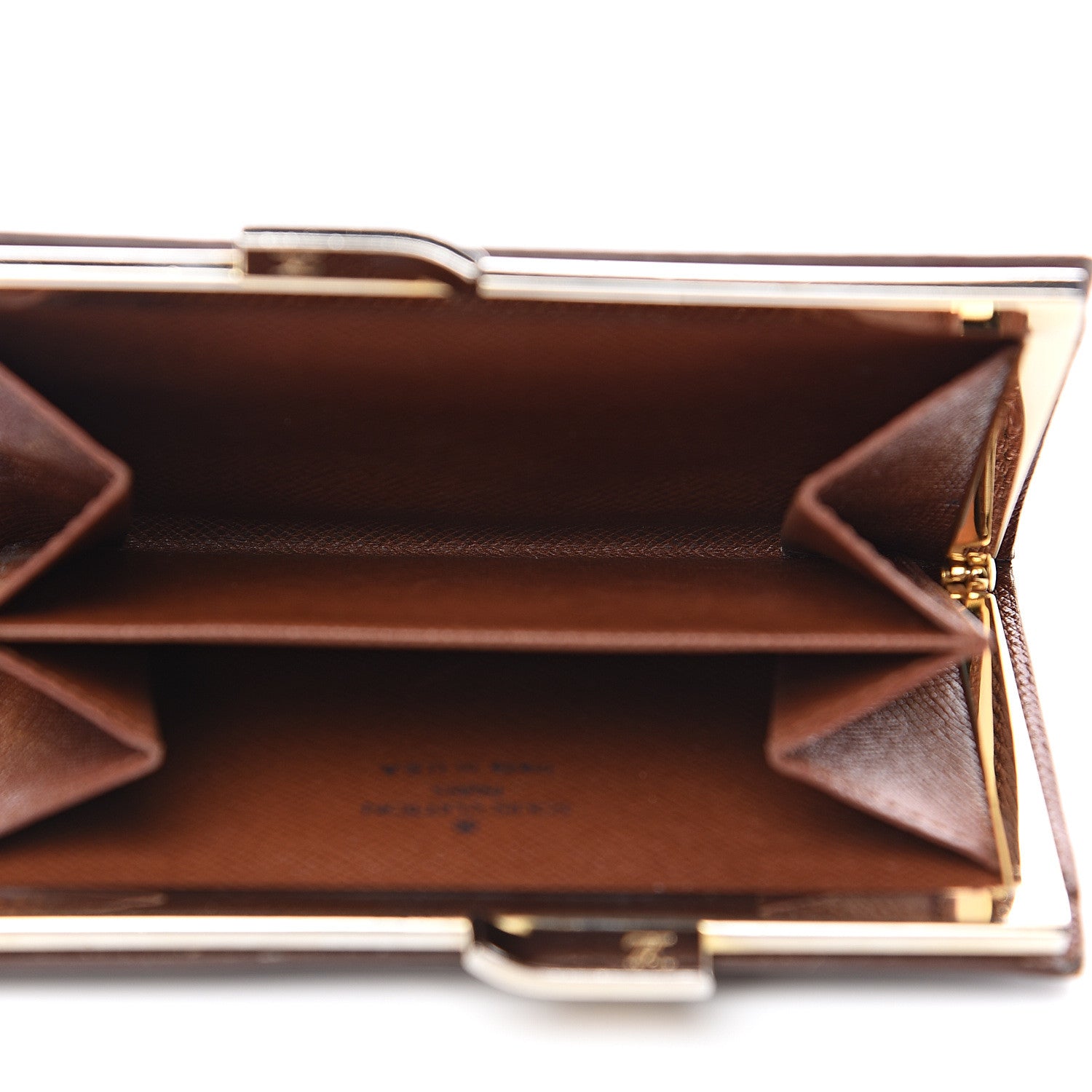 Louis Vuitton Monogram French Kiss Lock Coin Purse 4 of 7