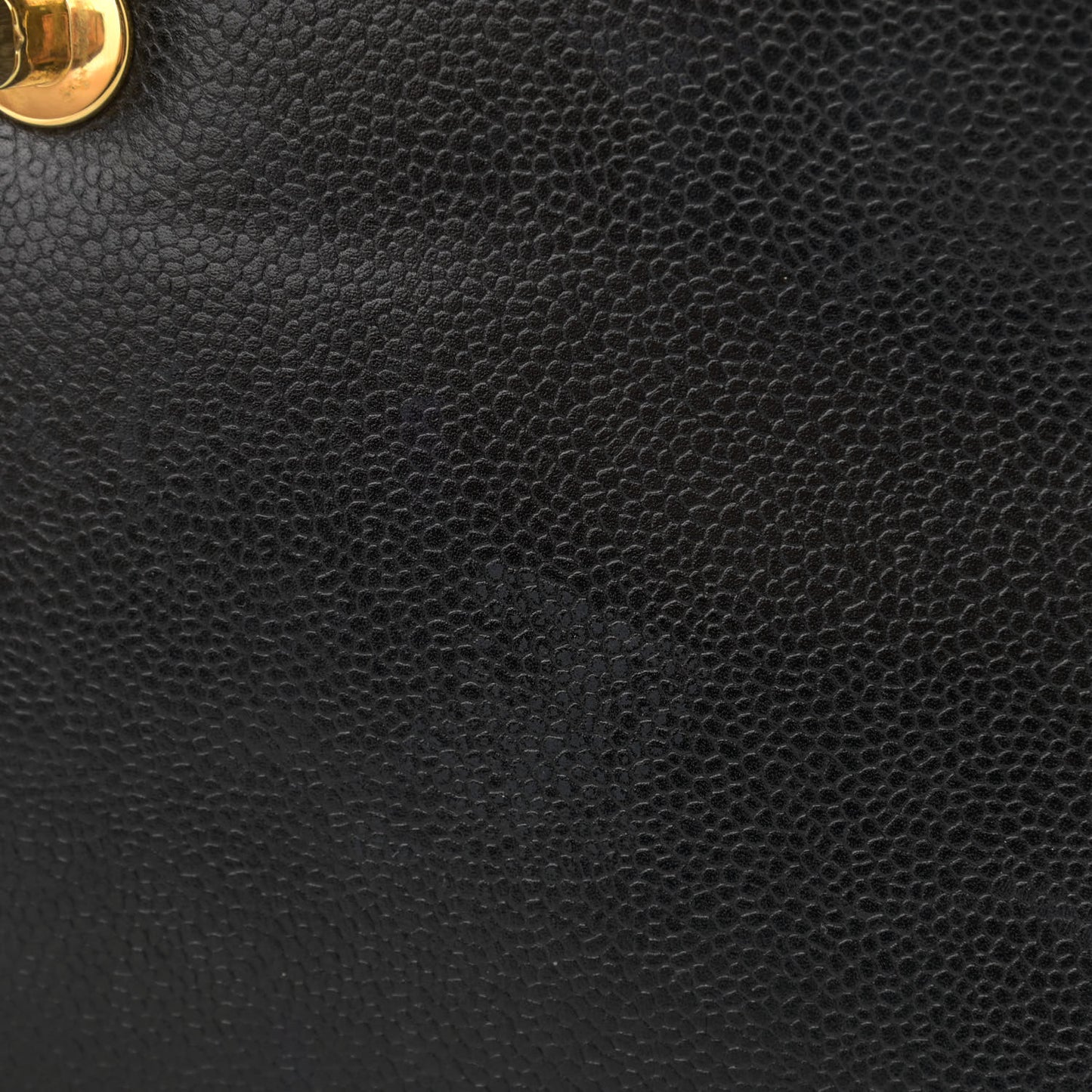 Caviar Flap Shoulder Bag Black