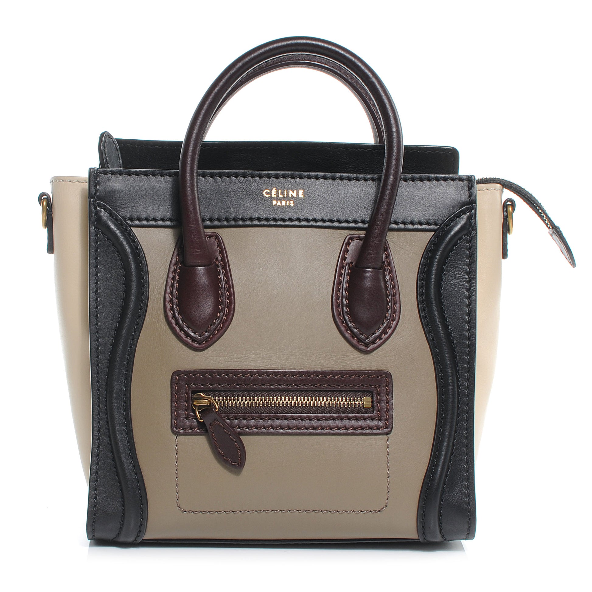 Celine Smooth Calfskin Nano Tri-Color Luggage 1 of 8
