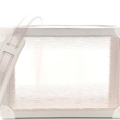 Louis Vuitton Calfskin PVC Epi Plage Soft Trunk Optic White 7 of 10