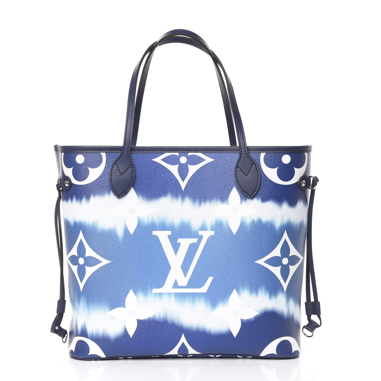 Louis Vuitton Monogram Escale Neverfull MM Blue 3 of 12