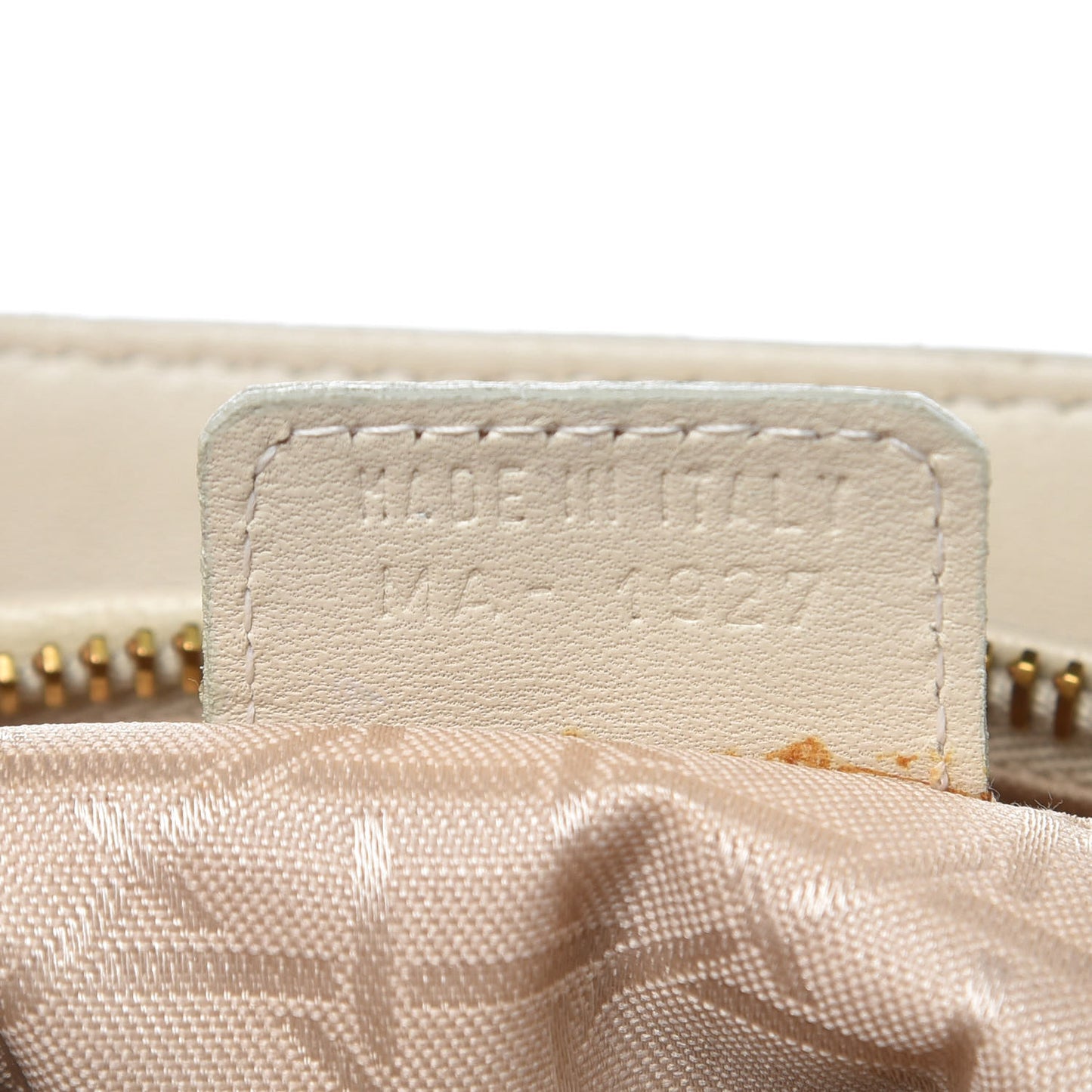 Lambskin Cannage Medium Lady Dior White