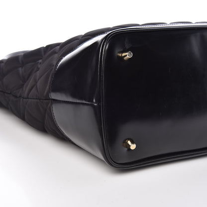 Burberry Nylon Quilted Grange Tote Black 10 of 15