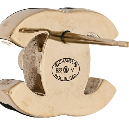 Chanel Metal CC Turnlock Earrings Gold 4 of 4