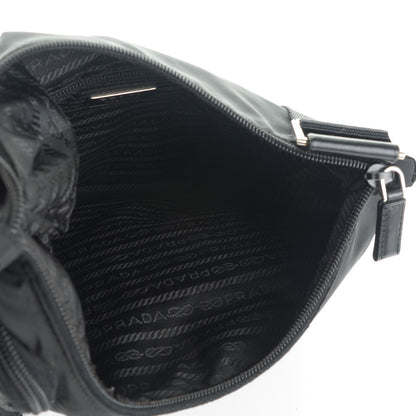 Prada Nylon Vela Sling Messenger Bag Black 5 of 6