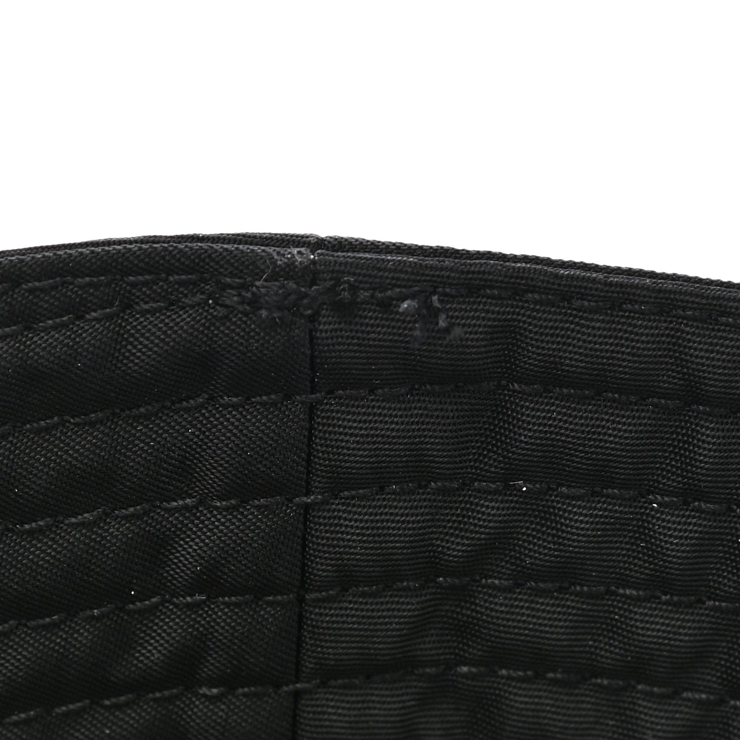 Prada Re-Nylon Metal Triangle Logo Womens Bucket Hat S Black 9 of 9