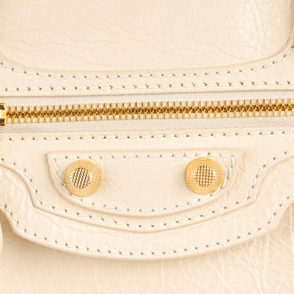 Balenciaga Agneau Giant 12 Gold Hardware Zip Traveler Backpack Blanc Creme Light Craie 12 of 12