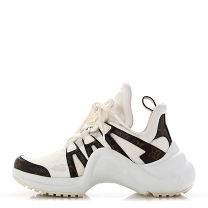Louis Vuitton Patent Monogram LV Archlight Sneakers 39 White 1 of 10