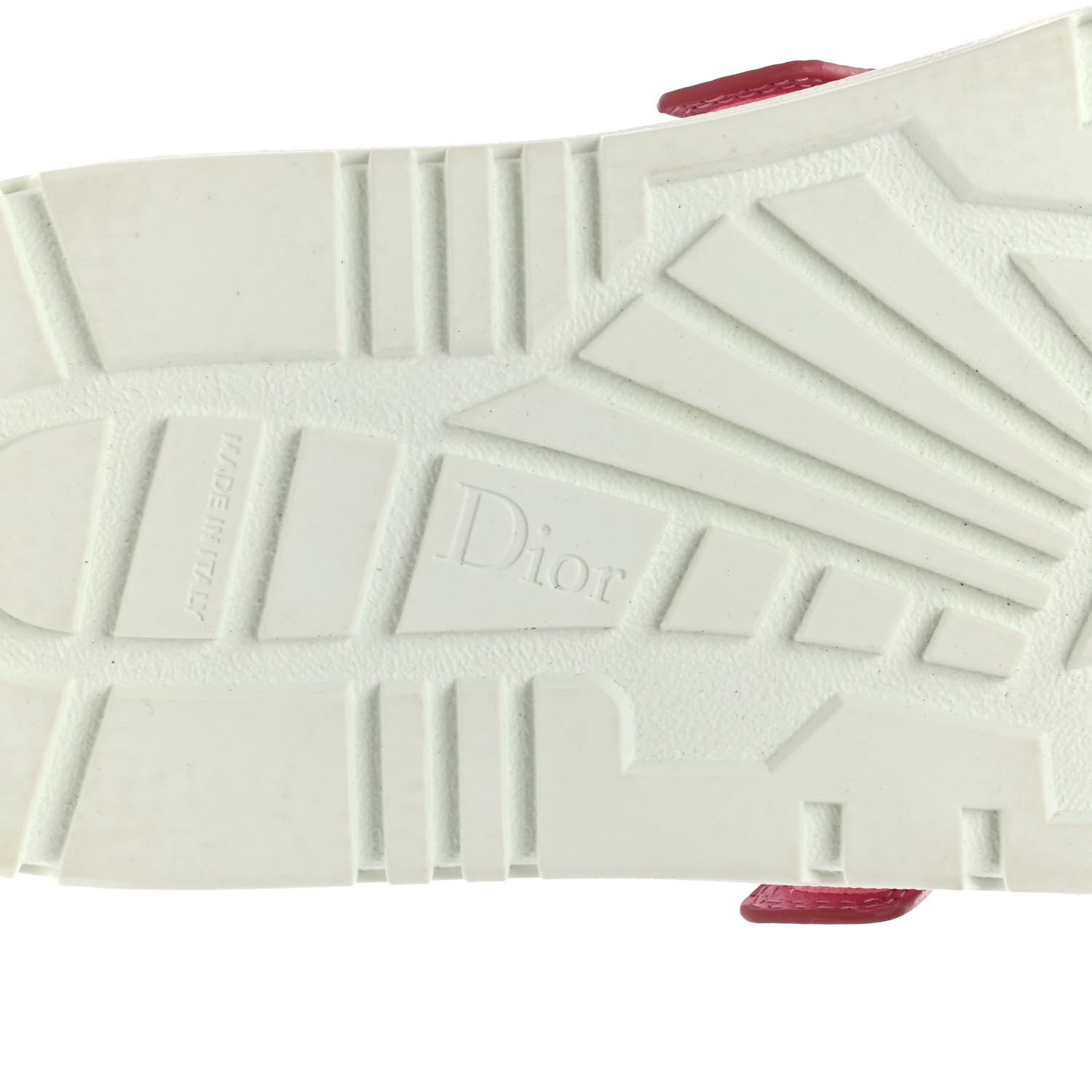 Christian Dior Laminated Calfskin Dior-ID Platform Sneakers 39 White Metallic Pink 6 of 9