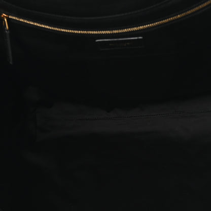 Saint Laurent Lambskin Quilted Maxi Icare Shopping Tote Black 5 of 10