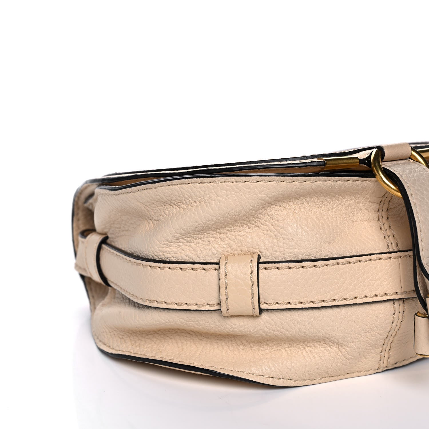 Chloe Calfskin Mini Marcie Round Crossbody Bag Nude 9 of 11