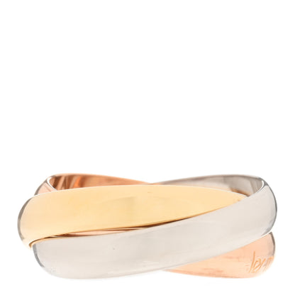 Cartier 18K Pink Yellow White Gold Classic Les Must De Cartier Trinity Ring 49 4.75 3 of 4