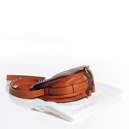 Chloe Calfskin Mini Marcie Round Crossbody Bag Tan 4 of 10