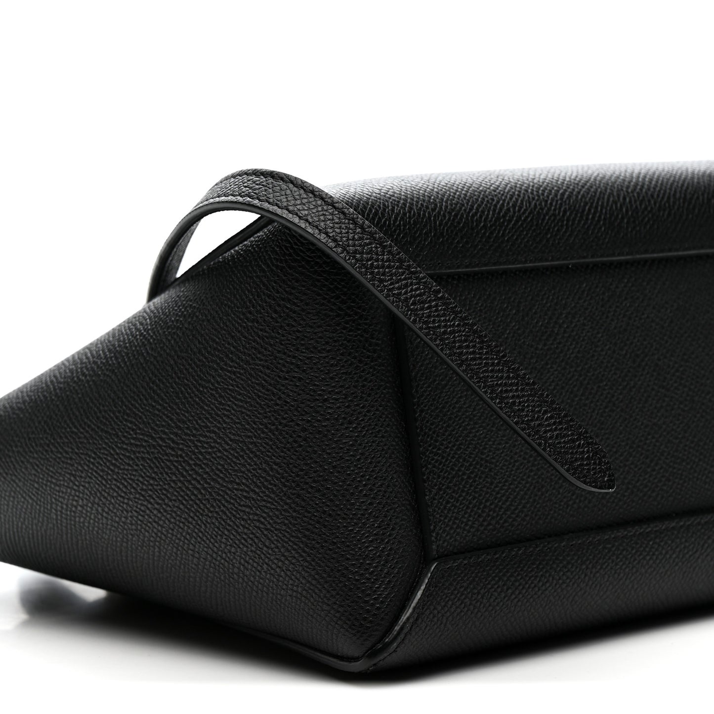 Grained Calfskin Nano Belt Bag Black