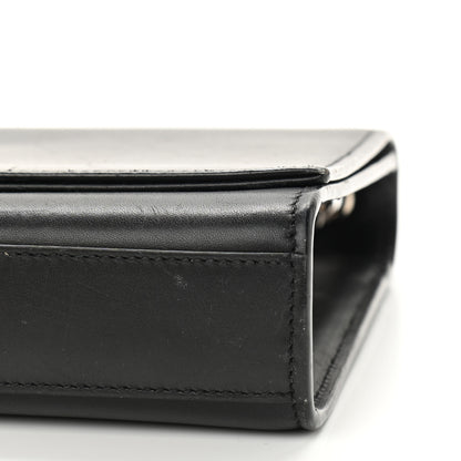 Saint Laurent Smooth Calfskin Medium Classic Monogram Kate Tassel Satchel Black 10 of 12