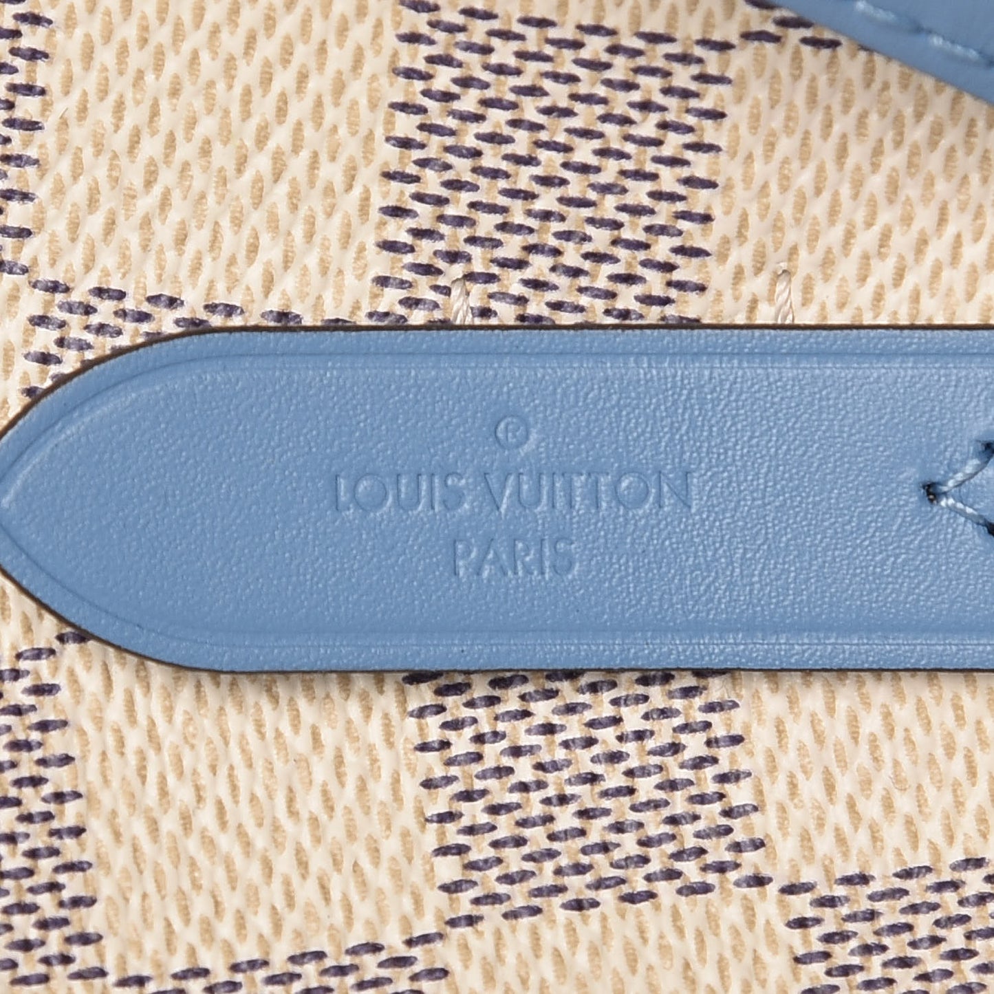 Damier Azur Neonoe MM Bleuet