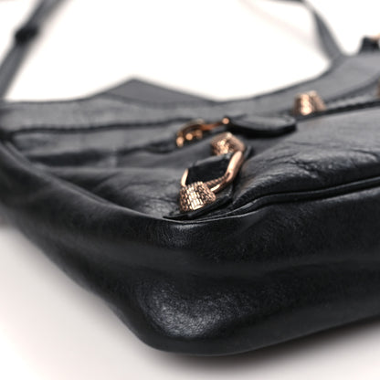 Balenciaga Agneau Giant 12 Rose Gold Hardware Hip Black 8 of 9
