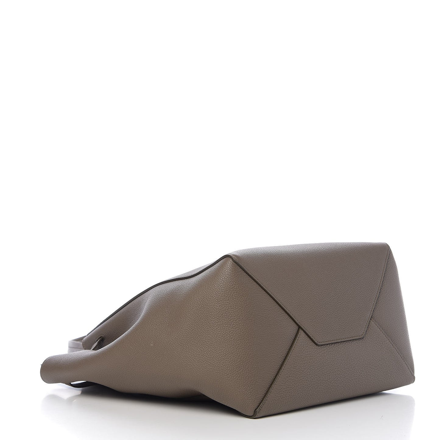 Soft Grained Calfskin Small Belt Cabas Phantom Taupe