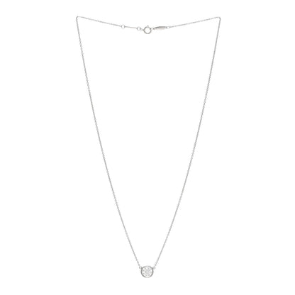 Tiffany Platinum Diamond .82ct Elsa Peretti Diamonds by the Yard Pendant Necklace 3 of 5