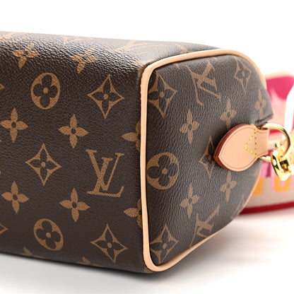 Louis Vuitton Monogram Speedy Bandouliere 20 Fuchsia 9 of 10