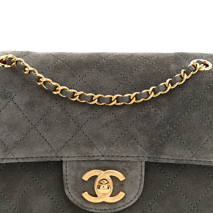 Chanel Suede Calfskin Mini Souplissimo Flap Dark Grey 8 of 11