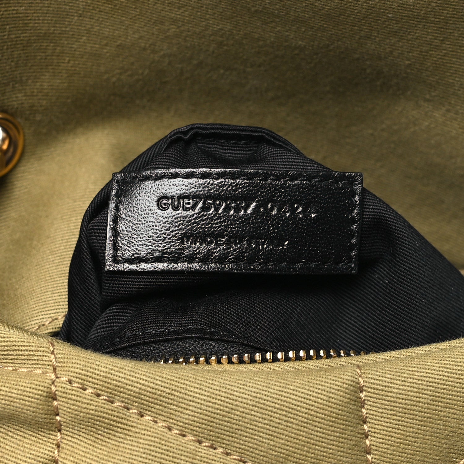 Saint Laurent Canvas Quilted Toy Loulou Puffer Monogram Chain Satchel Fir Green 7 of 10