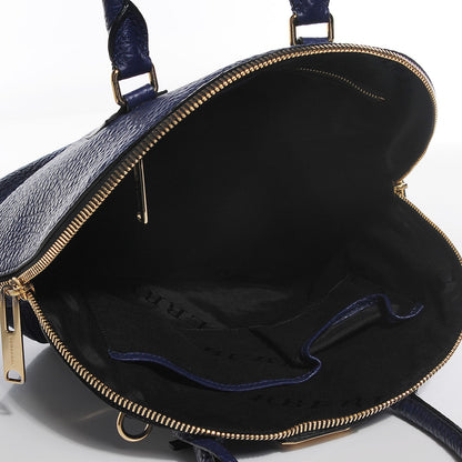 Burberry Heritage Grain Large Orchard Bowling Bag Navy Blue 5 of 10
