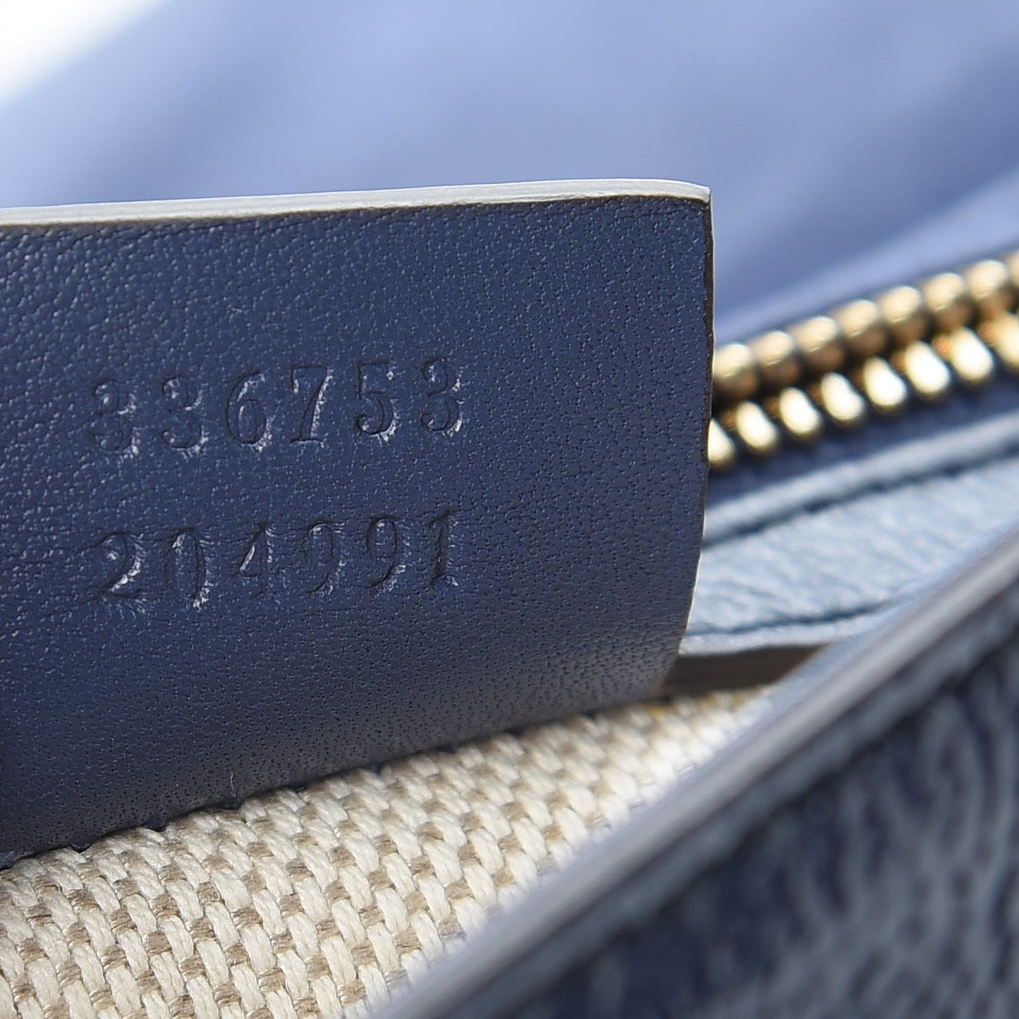 Soft Patent Medium Soho Clutch Uniform Blue