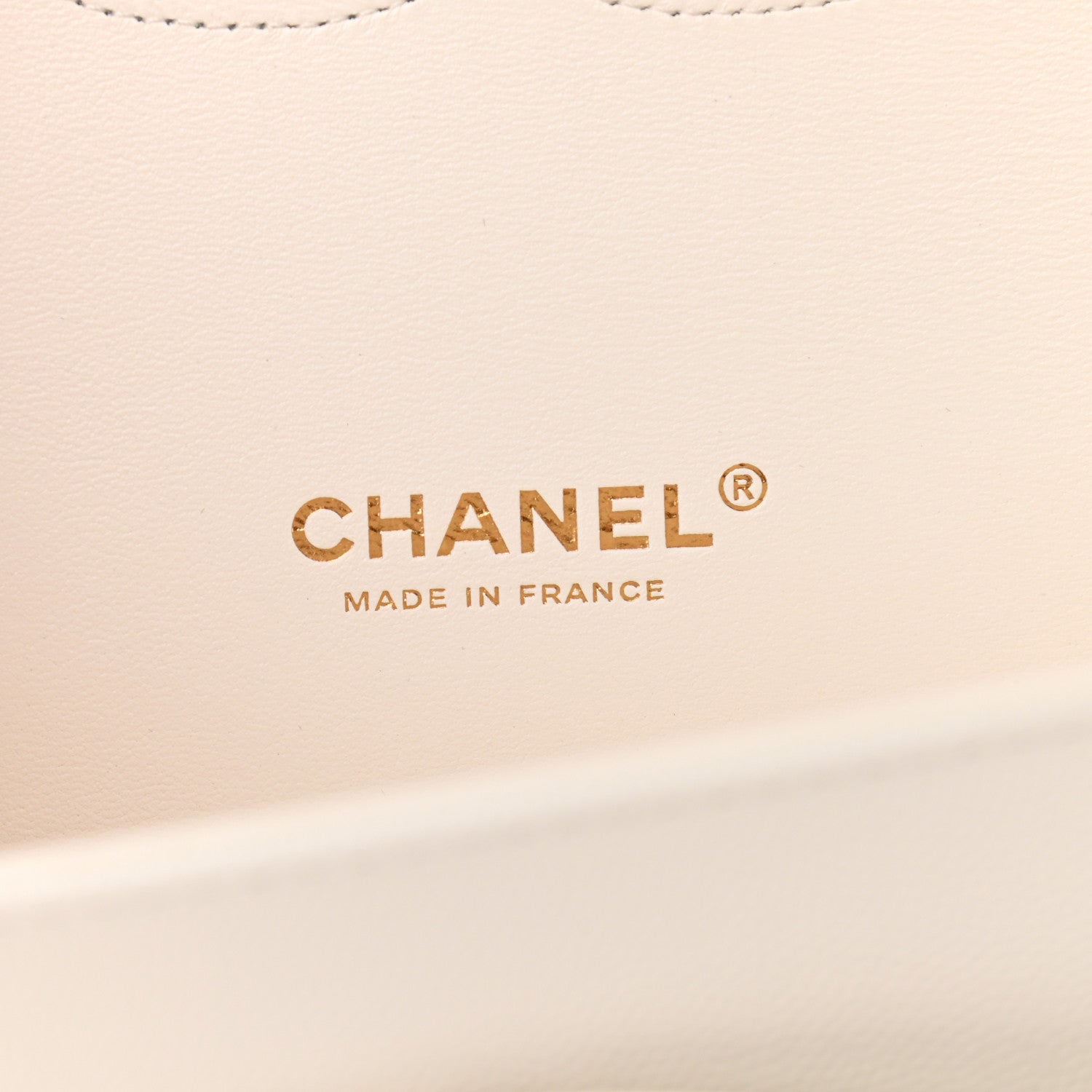 Chanel Caviar Quilted Maxi Double Flap White 6 of 10