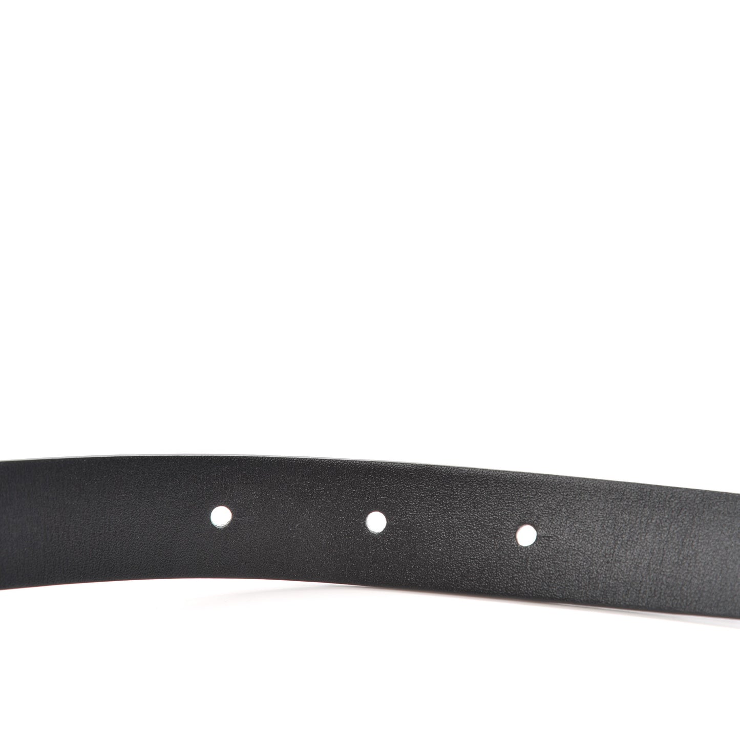 Calfskin Crystal Heart CC Belt 90 36 Black