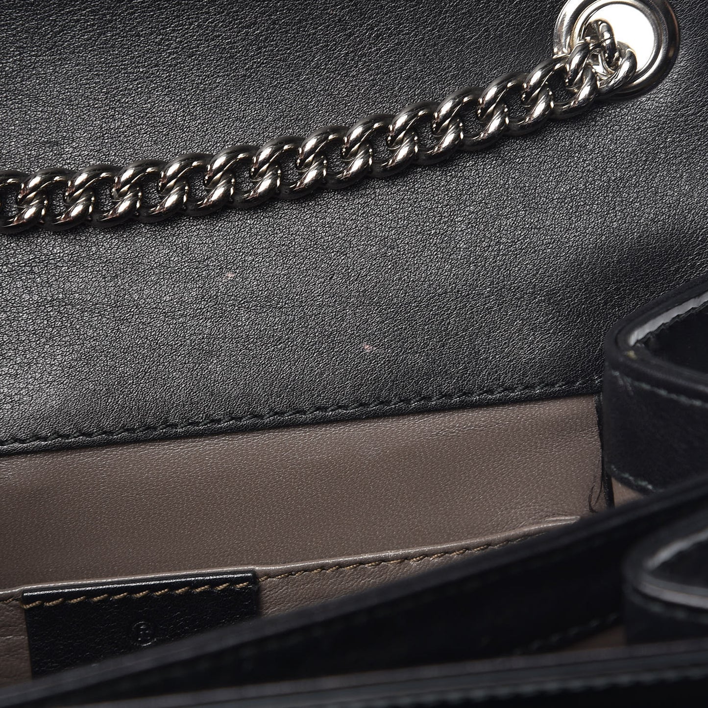Shade Lux Calfskin Small Interlocking G Shoulder Bag Black