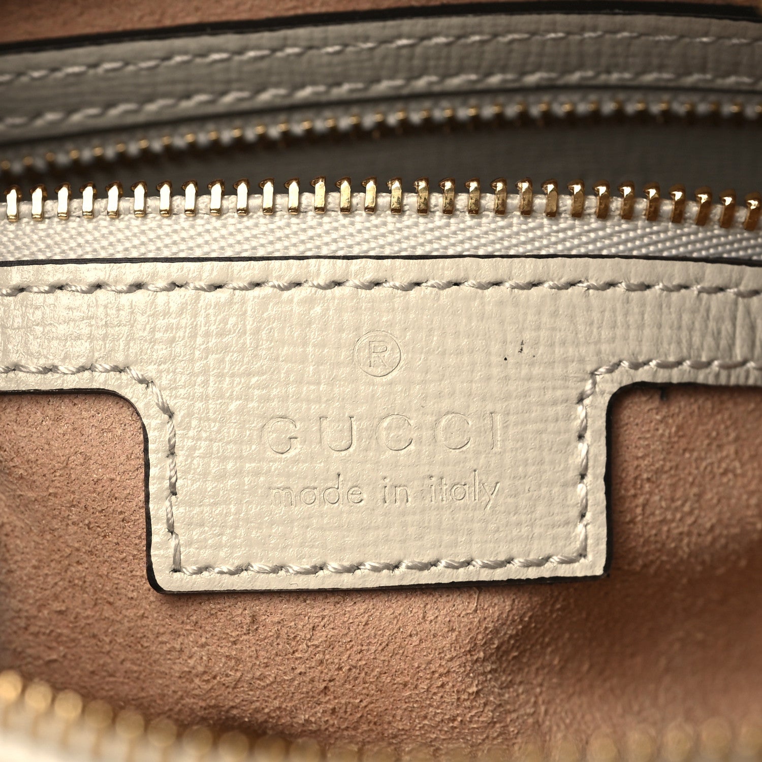 Gucci GG Supreme Monogram Small Horsebit 1955 Shoulder Bag Beige Mystic White 6 of 10